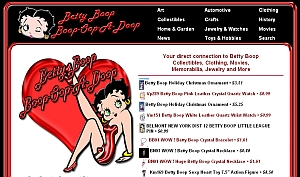 Screen Shot of BettyBoopOopADoop.com